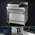 Thumbnail image #4 for Titan 36-Inch Heavy Duty Gas Range with 24-Inch Charbroiler and Convection Oven