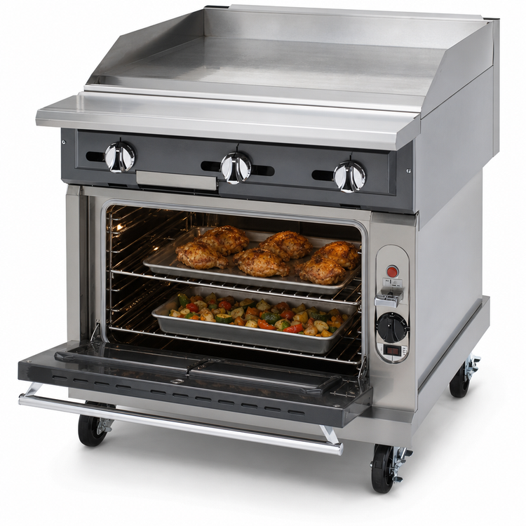 Product image #5 for Vulcan V Series 36-Inch Heavy Duty Gas Griddle Range with Standard Oven