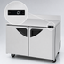 Thumbnail image #4 for Turbo Air Super Deluxe 48-Inch Two-Section Worktop Freezer with Stainless Steel Doors and Self-Cleaning Condenser