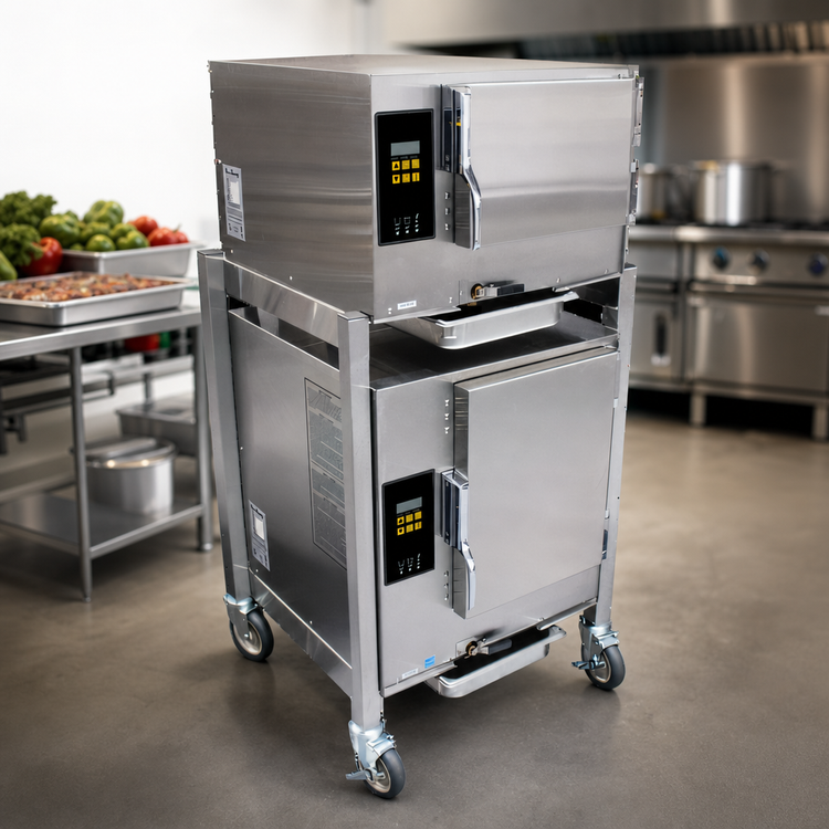 Product image #4 for AccuTemp Evolution Connectionless Boilerless Double-Compartment Convection Steamer with Stand