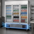 Thumbnail image #5 for Beverage-Air Horizon Series Three-Section Glass Door Reach-In Refrigerator, 70.19 Cu. Ft., Bottom Mount