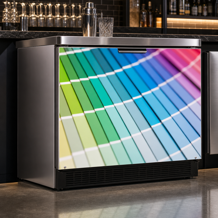 Product image #4 for Krowne Front Only Vinyl Wrap for 36-Inch Backbar Cooler