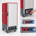 Thumbnail image #4 for Metro C5 3 Series Mobile Moisture Heated Holding & Proofing Cabinet, 3/4 Height, Full Solid Doors, Red Insulation Armour, Lip Load Slides