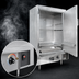 Thumbnail image #4 for MasterRange 30-Inch Propane Gas Smokehouse with Left-Hinged Door and Standard Galvanized Exterior