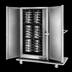 Thumbnail image #4 for Convertible Carter Insulated Mobile Banquet Cart Holding Cabinet with Double Doors, Thermostatic Heat, Stainless Steel, 96 Covered Plate Capacity