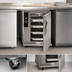 Thumbnail image #4 for Cres Cor Mobile Under-Counter Heated Holding Cabinet with Field-Reversible Solid Door, Holds 8 12