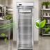 Thumbnail image #4 for Continental Refrigerator 1FSNSSGD One-Section Shallow Depth Display Freezer with Glass Door