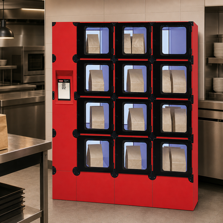 Product image #4 for Hatco Flav-R 2-Go Heated Food Locker System, Floor-Mounted, 12 Lockers, 120V