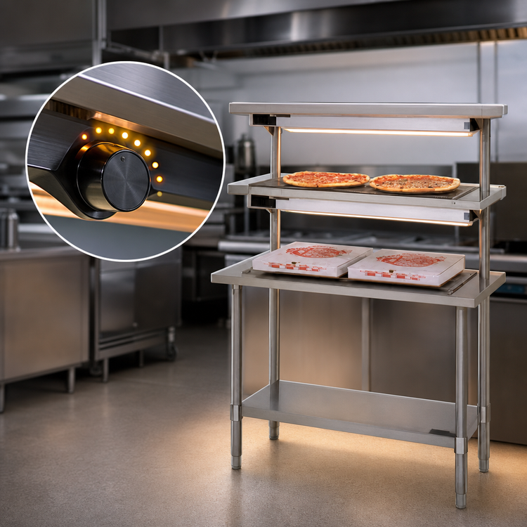 Product image #4 for Eagle Group 48-Inch Pizza Holding Table with Infrared Warmers, 240V
