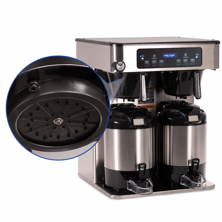 Product image #4 for BUNN Infusion Series ICB Twin Double Automatic Fill Coffee Brewer, 120/240V Stainless Steel
