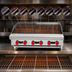 Thumbnail image #4 for American Range 48-Inch Radiant Gas Countertop Charbroiler with 8 Burners and Cast Iron Grates