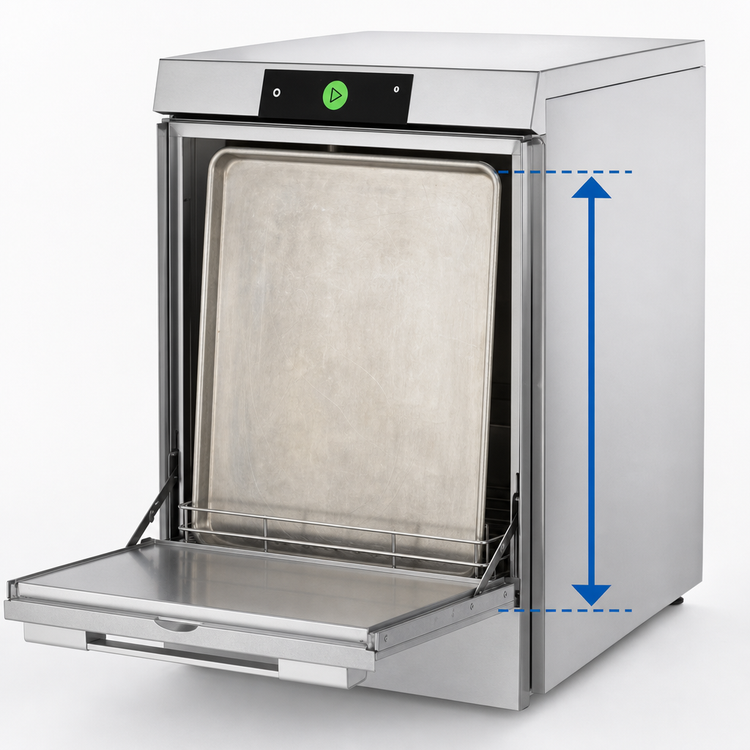 Product image #4 for Hobart LXNH-5 High-Temperature Sanitizing Undercounter Dishwasher