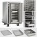 Thumbnail image #4 for Stainless Steel Mobile Humidified Heated Holding Transport Cabinet with 7 Universal Tray Slides