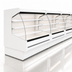 Thumbnail image #5 for Howard-McCray 40E Series Dairy Curved End Open Merchandiser, 51 Inch Wide, White, Remote Refrigeration