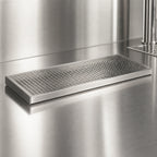 Thumbnail image #4 for Micro Matic USA DP-820D-18 Surface-Mount Stainless Steel Drip Tray Trough with Perforated Screen, 18 x 8 Inches