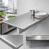 Thumbnail image #4 for Eagle Group Pass-Thru Wall Shelf, 48 x 18 Inches, 304 Stainless Steel