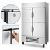 Thumbnail image #4 for Beverage Air Horizon Series 2-Section Reach-In Refrigerator with 4 Solid Half Doors