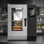 Thumbnail image #4 for Lainox Naboo 5.0 NAE101B 10 x 1/1 GN Electric Combi Oven with Touchscreen Controls, Direct Steam, Large Model Requires Stand