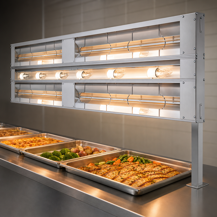 Product image #4 for Hatco Glo-Ray® 66-Inch Double Lighted Infrared Strip Heater