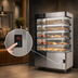 Thumbnail image #4 for Omcan DW-CN-1200 Self-Service Floor Model Heated Display Case, 46-Inch Wide, 26.8 Cu. Ft., 220V
