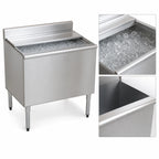 Thumbnail image #4 for Eagle Group 1800 Series B2IC-12D-18-7 Underbar Ice Chest with Sealed-In 7-Circuit Cold Plate, 24" W x 20" D, 12" Deep, 55 lb Capacity