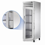 Thumbnail image #4 for True Mfg. - General Foodservice SPEC SERIES STR1R-1G-HC One-Section Glass Door Reach-In Refrigerator with Lock, Stainless Steel Front & Sides
