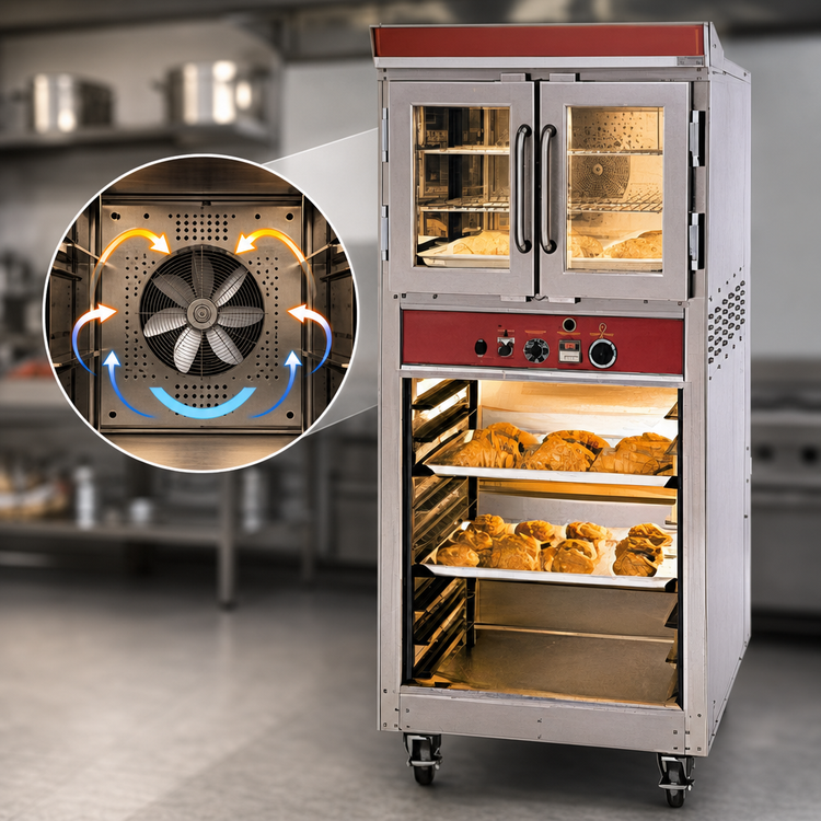 Product image #4 for Jet-Air Full-Size Electric Convection Oven with Cabinet Base, 4 Pan Capacity
