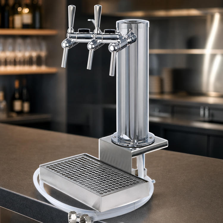 Product image #4 for Micro Matic 3-Inch Clamp-On Wine Font with 2 Faucets