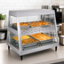 Thumbnail image #4 for Hatco Glo-Ray® Full-Service Countertop Heated Display Case, See-Thru, Straight Glass Front, Dual Pan Shelf