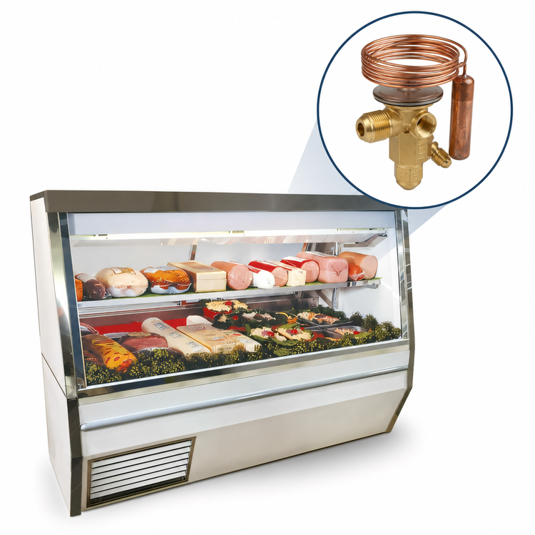 Product image #4 for Howard-McCray 34N Series Double Duty Remote Deli Meat & Cheese Service Case, 48 Inch, Straight Glass, Stainless Steel, LED Lighting