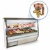 Thumbnail image #4 for Howard-McCray 34N Series Double Duty Remote Deli Meat & Cheese Service Case, 48 Inch, Straight Glass, Stainless Steel, LED Lighting