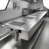 Thumbnail image #3 for Eagle Group ASWTFT-2496-SG 96-Inch Anti-Splash Cool Trough Water Tempering System with Grated Floor Drain