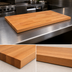 Thumbnail image #4 for John Boos Boos Block American Cherry Edge Grain Kitchen Countertop, 48 x 25 x 1-1/2 Inch, Oil Finish