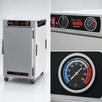Thumbnail image #5 for Metro HotBlox™ HBCN8-AS-UC Narrow 8-Pan Insulated Holding Cabinet, Undercounter, Analog Controls, Solid Door, 120V