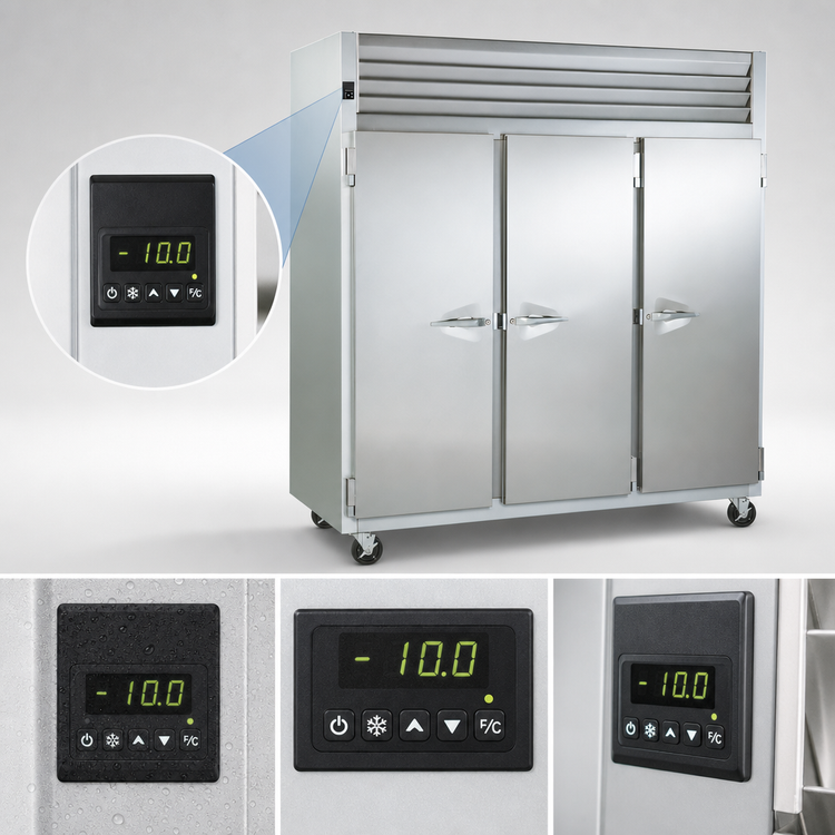 Product image #4 for Traulsen Dealer's Choice G31313 Three-Section Full-Height Solid Door Reach-In Freezer