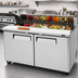 Thumbnail image #4 for Turbo Air M3 Series Two-Section Sandwich/Salad Prep Table Refrigerator, 60-1/4 Inch Wide, 16-Pan Top