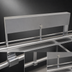 Thumbnail image #4 for Glastender 30-Inch Single Speed Rail Locking Cover, Stainless Steel