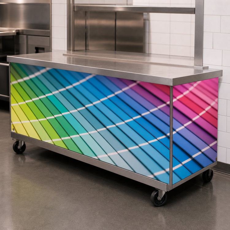 Product image #4 for Krowne Whole Unit Vinyl Wrap for 60-Inch Pass-Thru Cooler, Front and Sides
