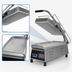 Thumbnail image #4 for Proluxe CS157 Compact Clamshell Commercial Panini Press with 7 x 15-Inch Smooth Top and Bottom Plates