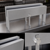 Thumbnail image #4 for Glastender 28-Inch Double Speed Rail Locking Cover, Stainless Steel