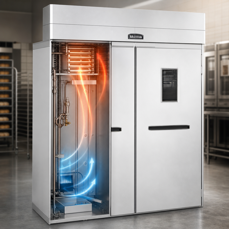 Product image #4 for Baxter RPW2E 120.5-Inch Deep Double Wide Roll-In Retarder/Proofer Cabinet with Remote Refrigeration