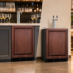 Thumbnail image #5 for Summit Commercial SBC58BLBIADAIFWKDTWIN 24-Inch Dual-Tap Draft Wine Dispenser, Black, Built-In or Freestanding, Panel-Ready Door