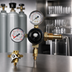 Thumbnail image #4 for Glastender High-Pressure Nitrogen Regulator Kit with Changeover Valve and Double Gauge