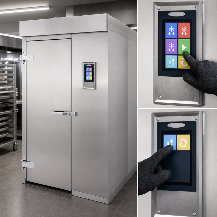 Product image #4 for HURRiCHiLL AP26BCF-2T Dual Trolley Modular Roll-In Blast Chiller & Shock Freezer