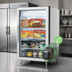 Thumbnail image #4 for True Countertop Glass Door Freezer Merchandiser, 1 Door, 3 Shelves, -10°F