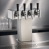 Thumbnail image #4 for Perlick Standard Base Air-Cooled Tee Draft Beer Tower, 4 Faucets, Polished Chrome