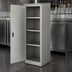 Thumbnail image #4 for Advance Tabco CAB-4-300 Free Standing Stainless Steel Underbar Storage Cabinet with Left-Hinged Door and 4 Shelves