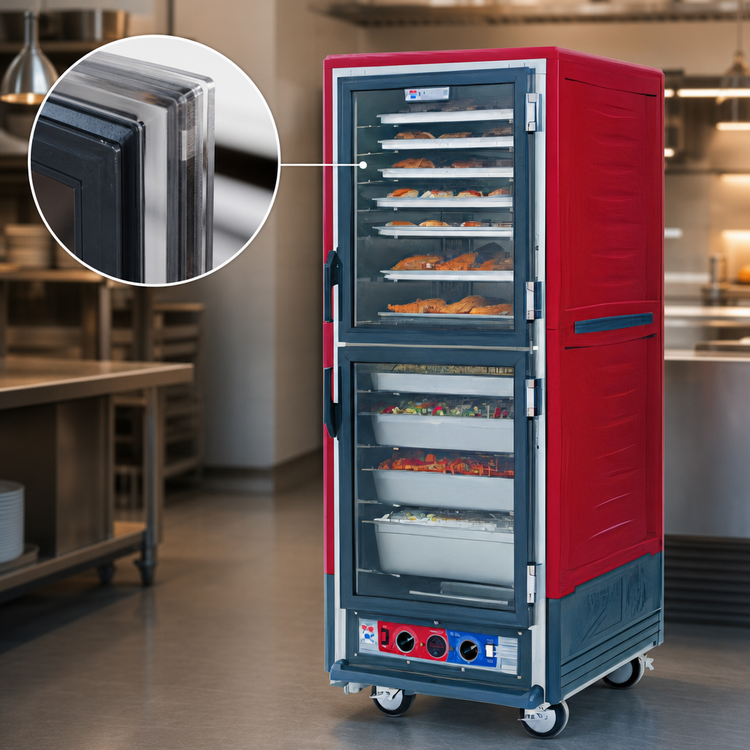 Product image #4 for Metro C5 3 Series Insulation Armour Full-Height Heated Holding Cabinet with Dutch Clear Doors