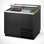 Thumbnail image #4 for True Mfg. - General Foodservice TD-36-12-HC 36-Inch Flat Top Bottle Cooler, 1 Lid, Stainless Steel Countertop, Black Exterior