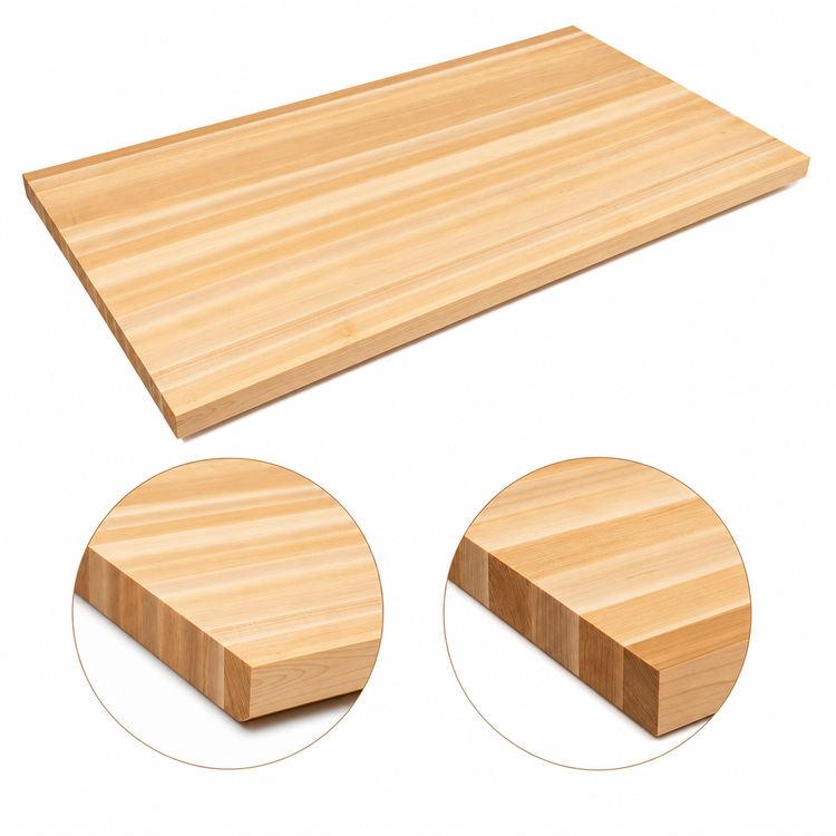 Product image #4 for John Boos Boos Block 120 x 42 x 1-1/2 Inch Kitchen Countertop, Northern Hard Rock Maple, Edge Grain, Oil Finish